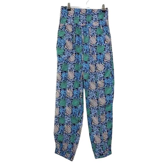 Free People The Way Home Printed Joggers - Daisy Check Combo Size S New w/o Tag - Picture 6 of 10